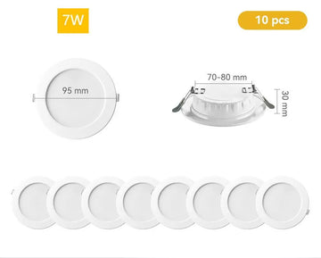 projecteurs led blancs modernes 12w 20w 4000k 6500k 7w 9w 220v cuisine salon