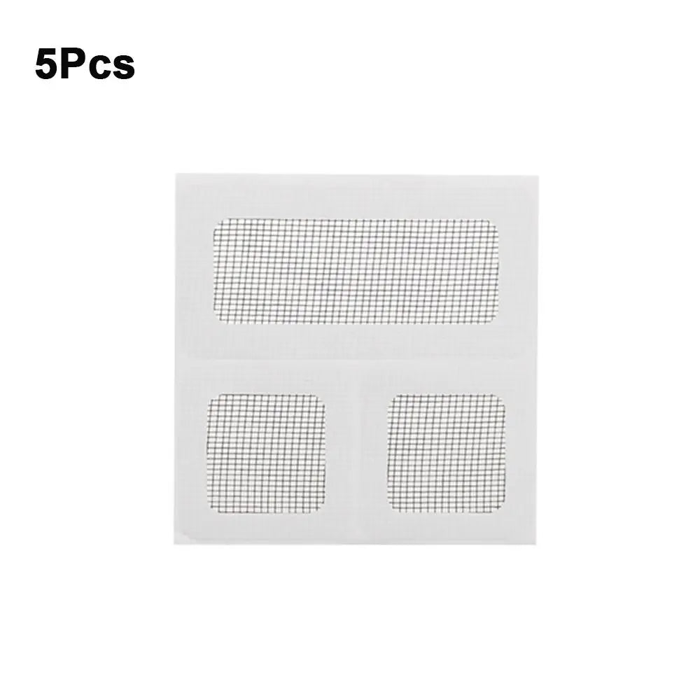 grille fenêtre adhésive maille fine gris clair moderne anti insectes 10cm 10cm pack 10
