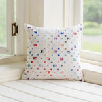 coussins décoratifs jacquard géométriques polyester modernes multicolores blancs voiture maison