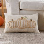 housse coussin halloween fantôme citrouille araignée orange décoration maison canapé chaise voiture polyester jacquard