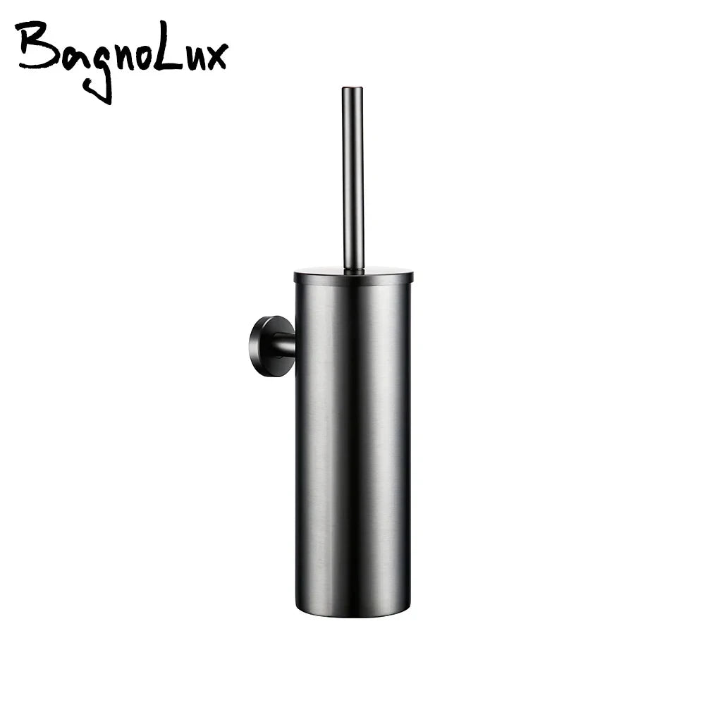 brosse wc acier inoxydable support mural vis fixation moderne salle bain durable.ACCESSIBLE