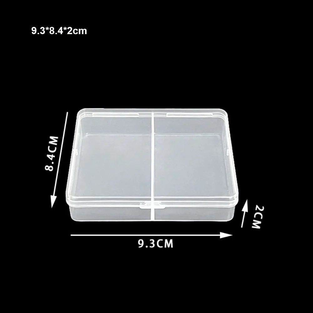 boîtes rangement transparentes modernes empilables poignées pratiques bijoux fournitures diverses respectueux environnement
