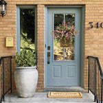 panier suspendu fleurs artificielles tressage fleur lavande rose vintage décoration entrée rustique contemporain chambre
