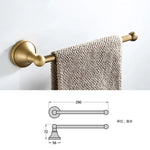 porte serviette bronze classique porte roll doré antique ensemble accessoires salle bain texture vieillie