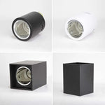 ampoule led spot lumineux blanc noir doré moderne fixée vis e27