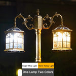 lampe solaire jardin verre translucide vintage noir bronze télécommande