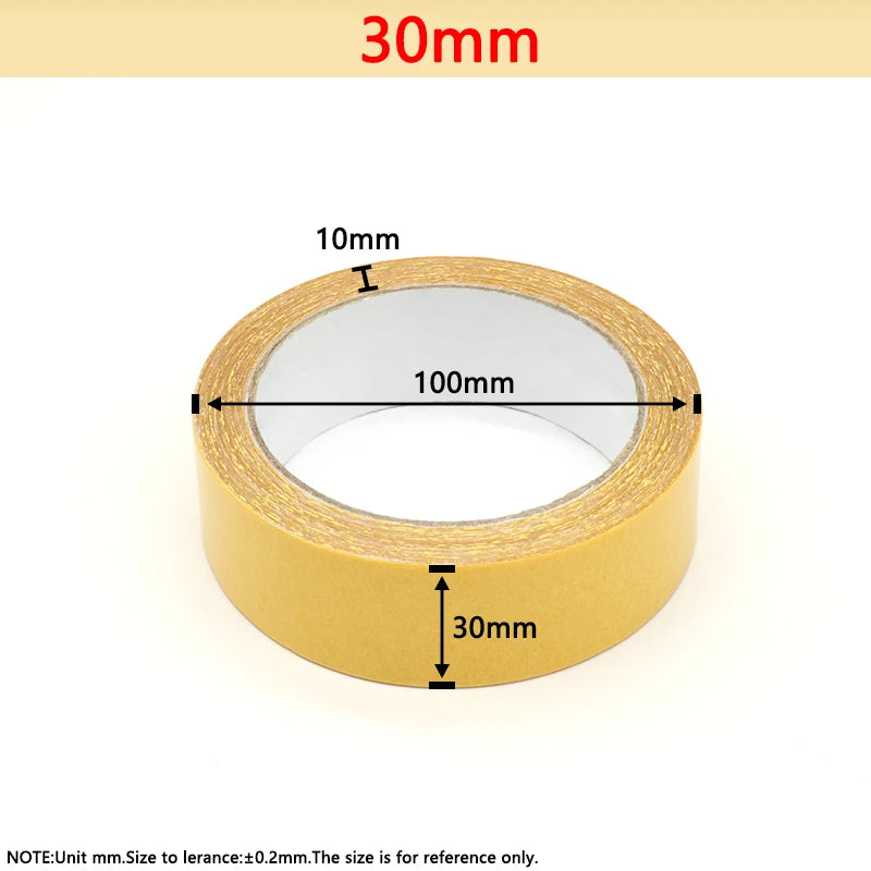 ruban adhésif jaune largeur 10mm 15mm 20mm 25mm 30mm 35mm 40mm 50mm 60mm fixations