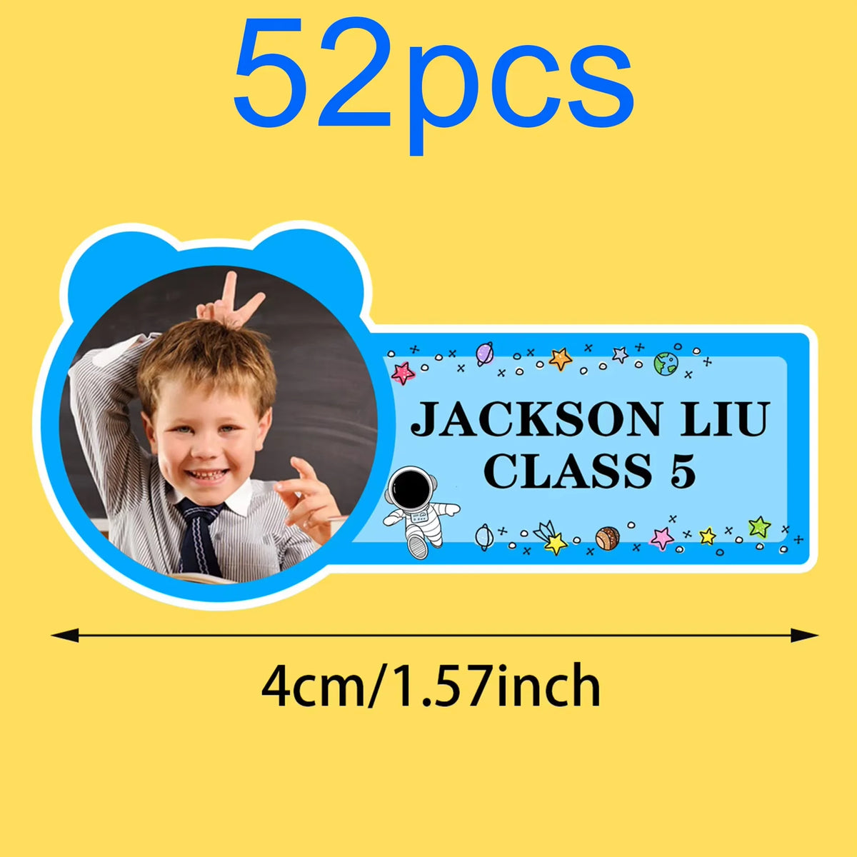 étiquettes personnalisables adhésives enfants couleurs bleu rose vert violet motifs floraux modernes textes personnalisables