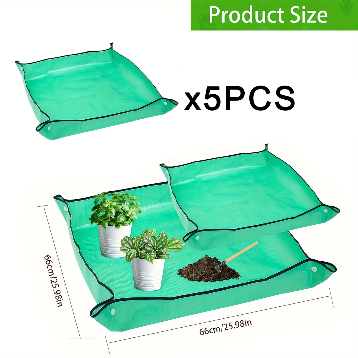 tapis jardinage vert texture tissée pratique anti fuite pliante réutilisableextérieurintérieur