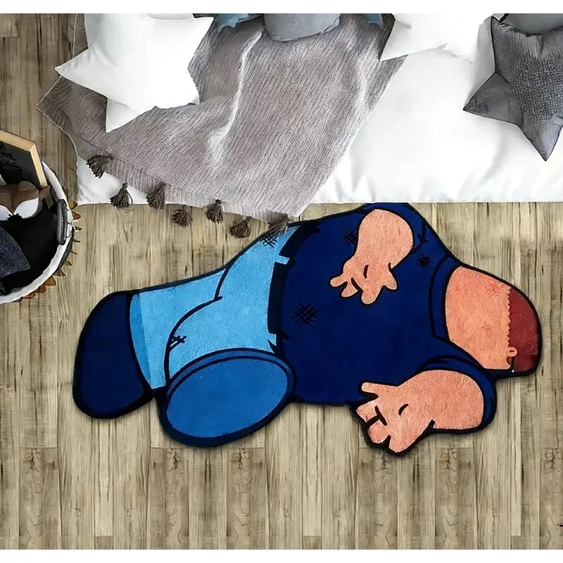 tapis sol intérieur doux motif personnage dessin animé antidérapant décoration maison chambre enfant