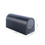 applique murale led moderne ip65 gu10 éclairage intérieur extérieur noir blanc