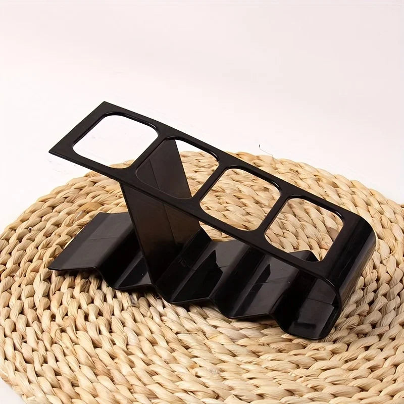 organisateur télécommandes rangement lunettes accessoires salon marron noir support stockage