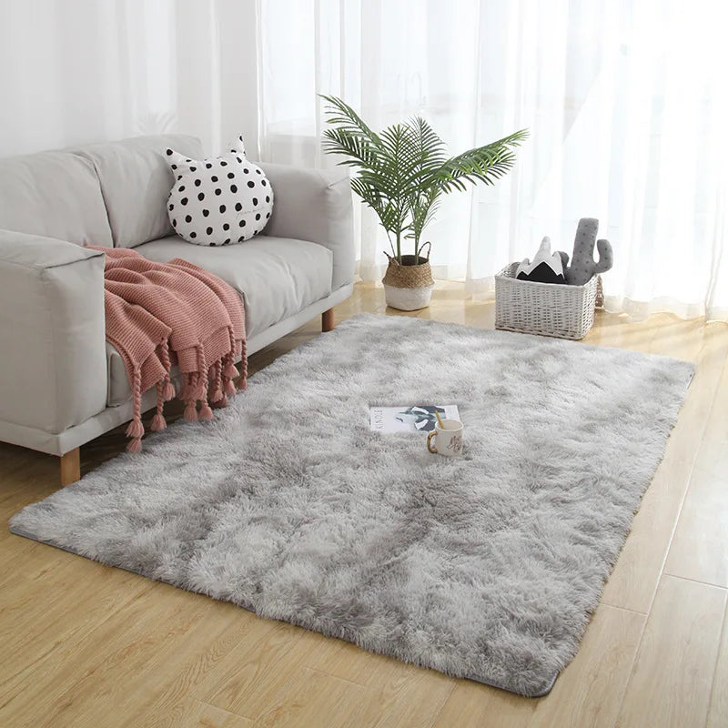 tapis moderne gris doux salon chambre enfant prière solide rectangle wilton ultrafraisponge cushion anti