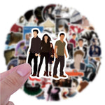 sticker cartoon personnages scènes textes vampires edward twilight opaques adhésifs collection diverses