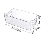 boîtes rangement transparentes plastique réutiliables poignées moderne minimaliste empilables garde manger réfrigérateur congélateur respectueux