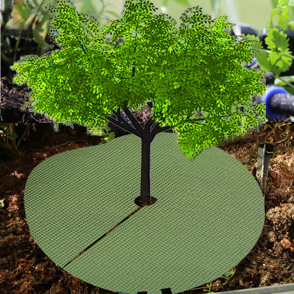 coussin d'arbre fibre végétale maille hexagonale 42cm 52cm 60cm 82cm 100cm vert olive moderne