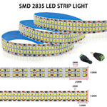 ruban led 12v 24v 480leds blanc chaud adhésif moderne 5m 3500k blanc naturel
