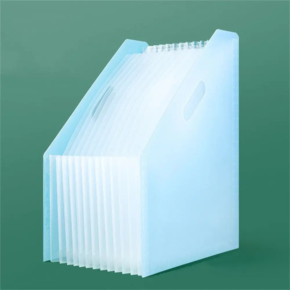 porte documents pliable moderne blanc noir bleu transparent poignée ruban adhésif