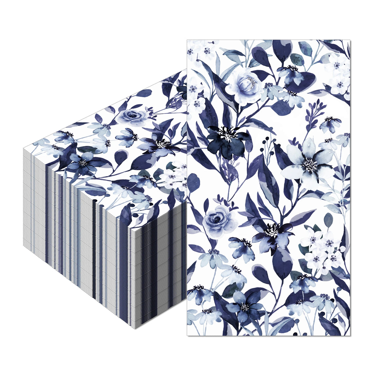 serviettes table papier jetables motif floral mariage décoration fête anniversaire classique