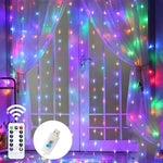 guirlande lumineuse étoiles éclairage noël anniversaire nouvelle année moderne télécommande usb clips multicolore blanc