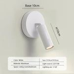 applique murale led moderne noire blanche or fixée mur éclairage minimaliste chambre 5m2