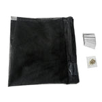 rideau anti moustiques gris clair moderne 100x210cm fermeture auto agrippante boucles