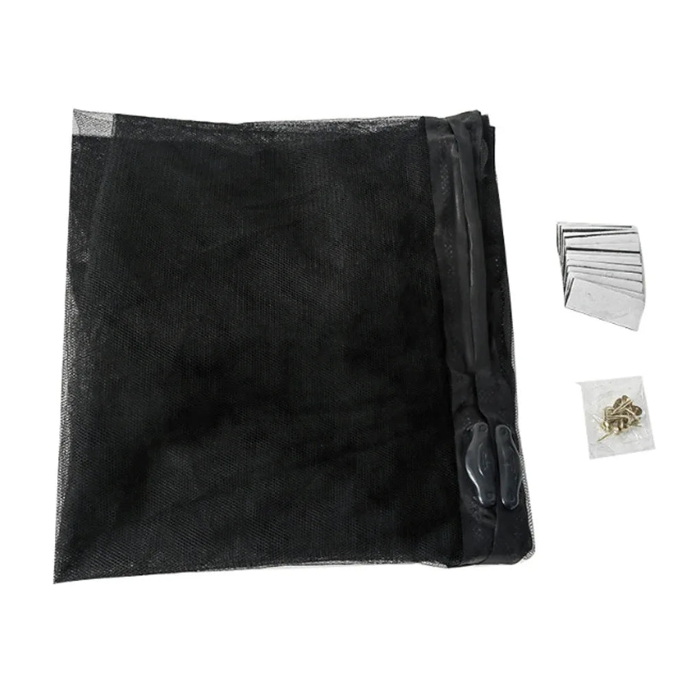 rideau anti moustiques gris clair moderne 100x210cm fermeture auto agrippante boucles