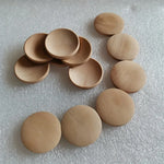 décorations bois boules naturelles simples paquet bricolage minimaliste 30 pièces 3.5cm
