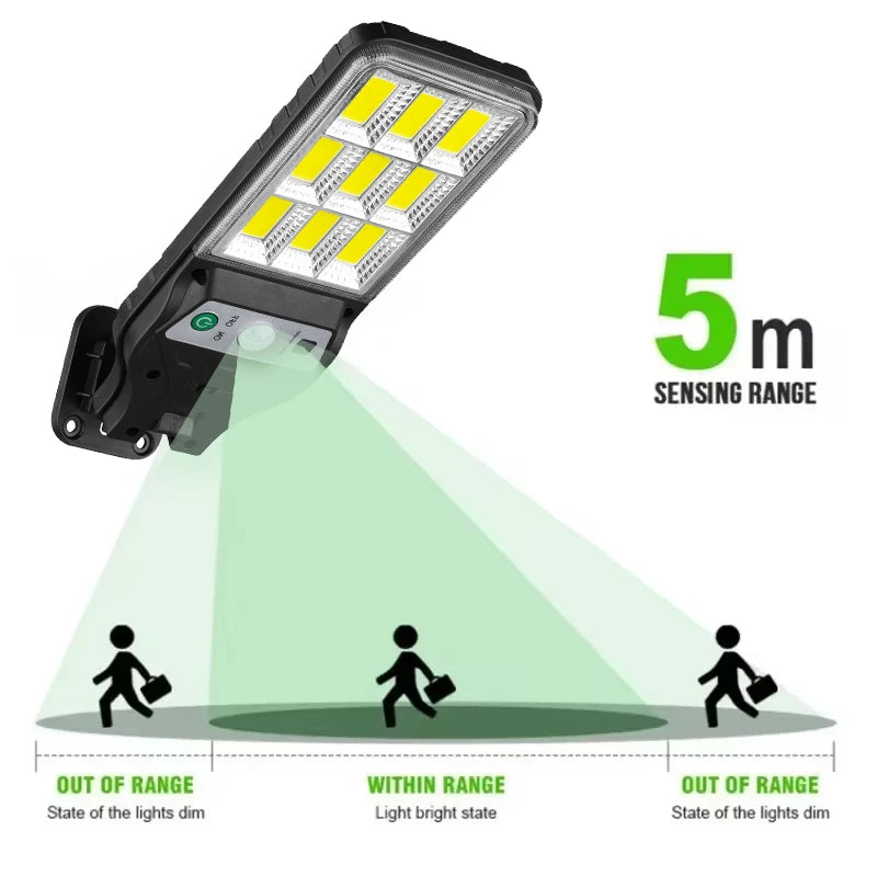 lampe solaire moderne noire led ip65 rechargeable télécommande inclusextérieur jardin porte garage