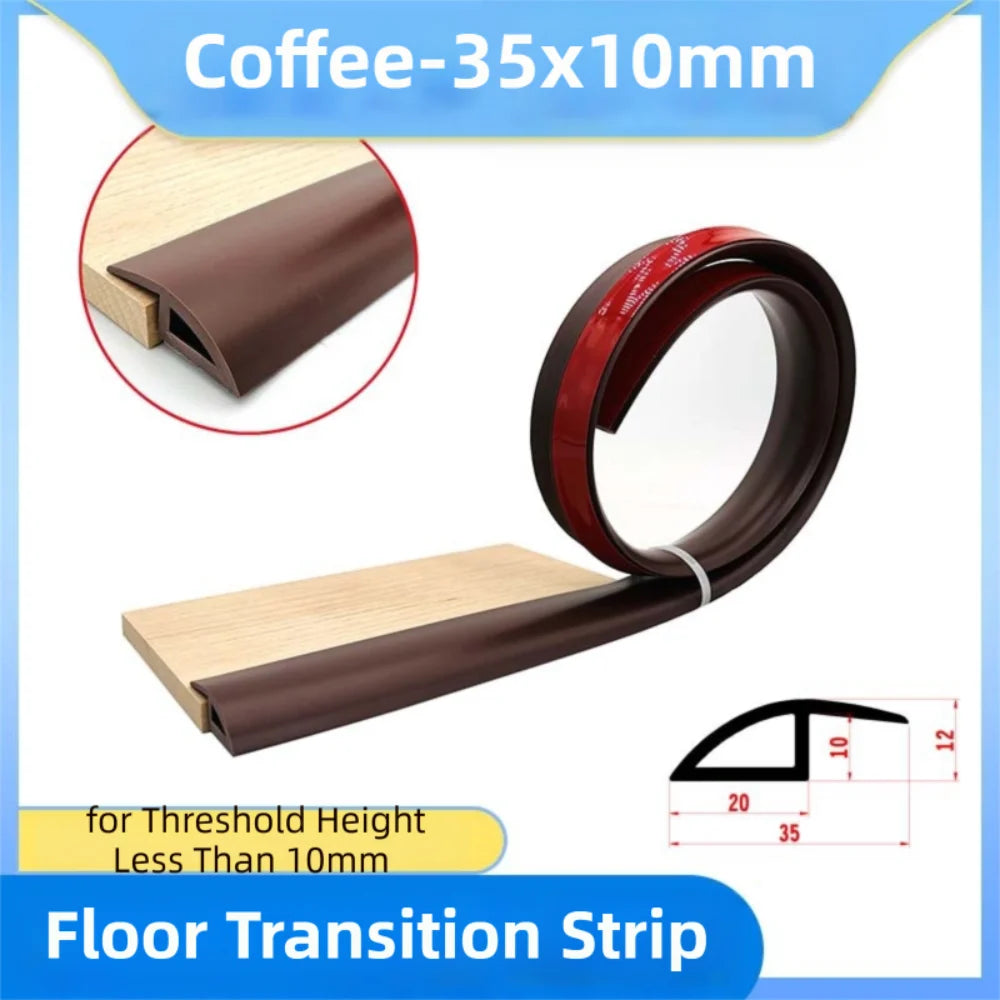 joint seuil pvc marron texture bois naturelle adhésif moderne protection rouge 10mm 40mm 7mm