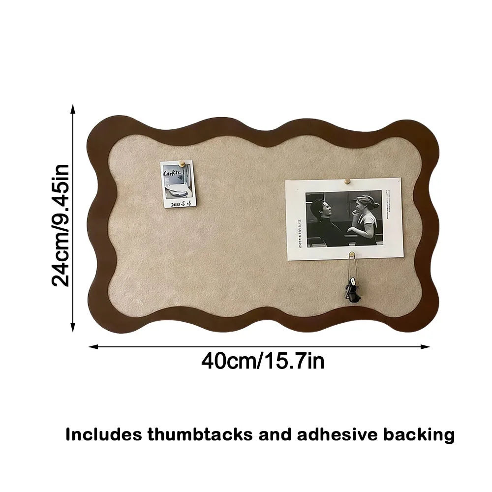 cadre photo auto adhésif beige clair vintage classique clips magnétiques salon chambre decoration 60x40cm