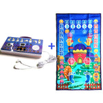tapis interactif éducatif prière enfants musulmans illustrations mosquée palmiers motifs floraux éducatifs