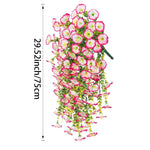 plantes artificielles suspendues vert feuilles fines moderne cordelette mariage anniversaire baby shower