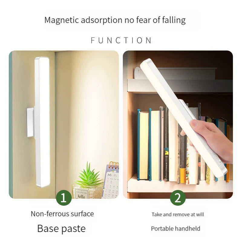 lampe led moderne rechargeable blanc télécommande ajustable minimaliste