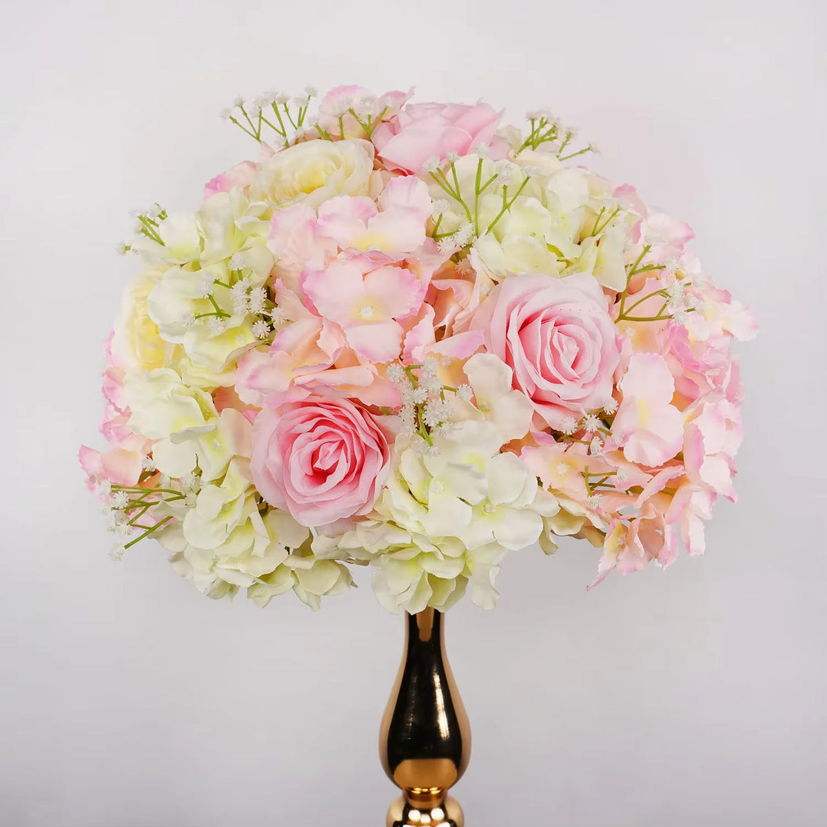 décoration intérieure bouquet artificiel blanc rose élégant mariage événement maison