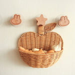 paniers rangement osier pliables poignées tressage régulier rustique moderne okolets inclusion motifs animaux