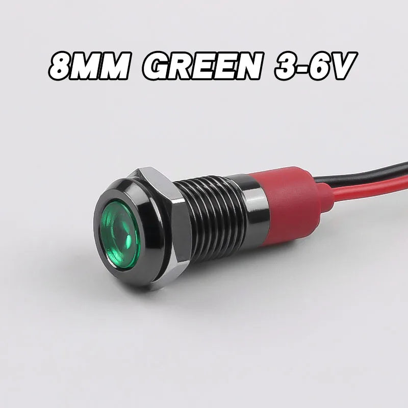 ampoules led 8mm rouge vert jaune bleu blanc étanches fil moderne