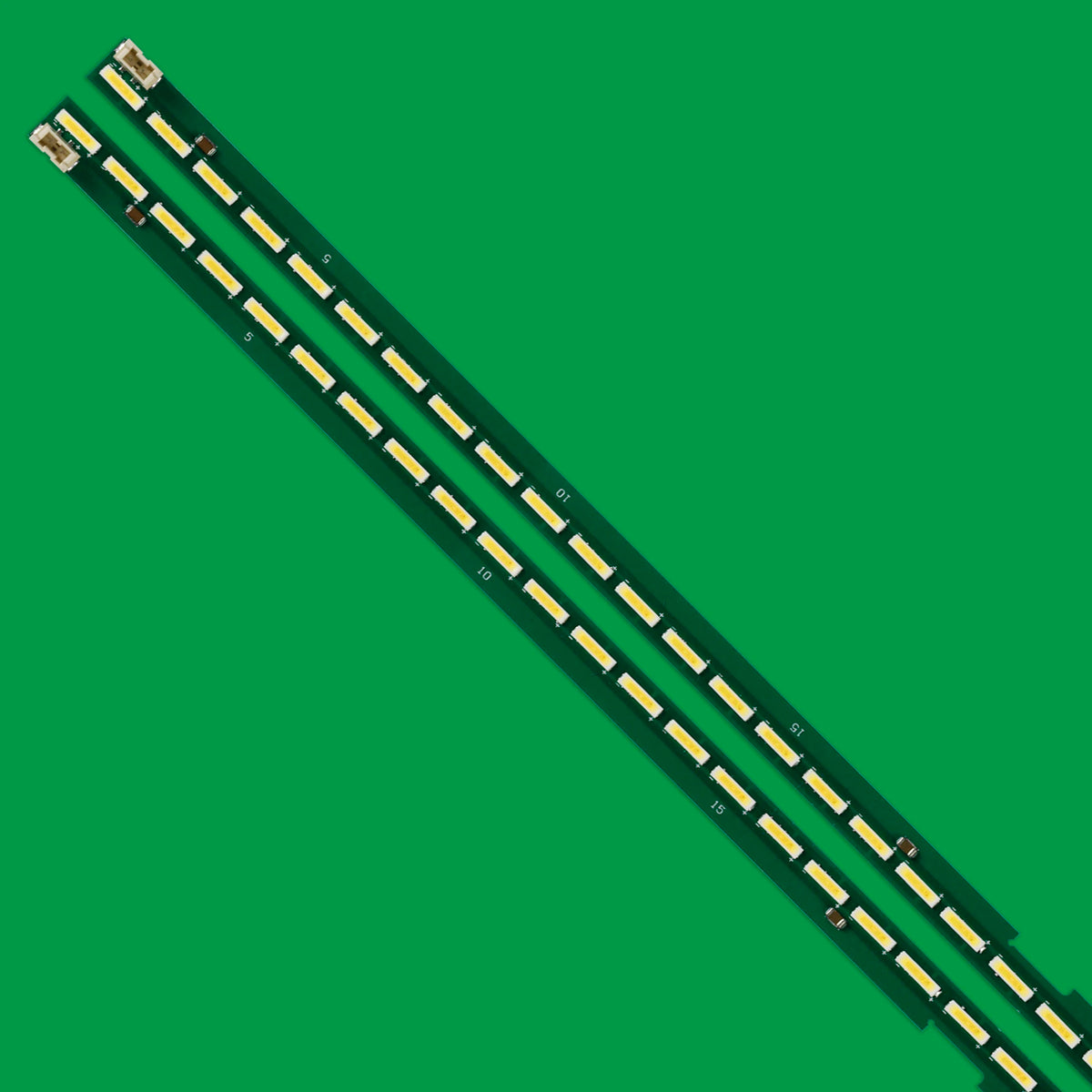 ruban led vert jaune adhésif moderne connecteur 711mm 68leds électroménager éclairage intérieur technologie