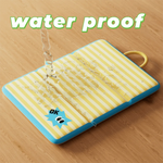 tapis imperméable antidérapant animaux rayures yeux violet vert jaune bleu moderne anneaux transport