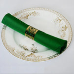 serviette table polyester unie bordure dentelle classique mariage décoration restaurant