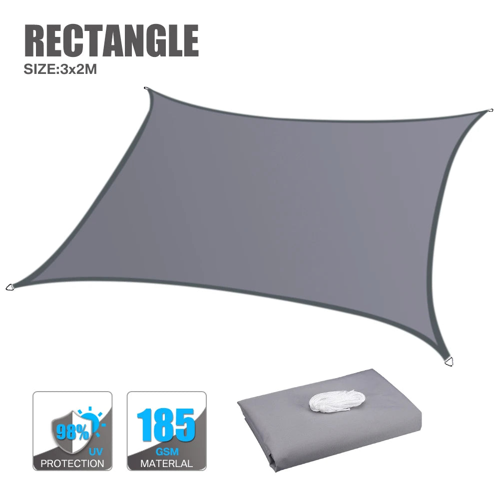 voile soleil gris tissé moderne protection uv 98% jardin extérieur imperméable