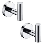 porte serviettes mural acier inoxydable chrome moderne lisse fixé murale sans logo
