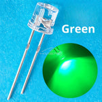 diodes led transparentes 5mm blanc rouge rose jaune bleu ultra lumineuses 20000mcd modernes 100