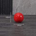 décoration moderne boule céramique rouge bleu jaune uni opaque chambre