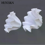 suspension lumineuse moderne blanc fleurs opaques ø102mm ø190mm ø42mm ø166mm abatjour