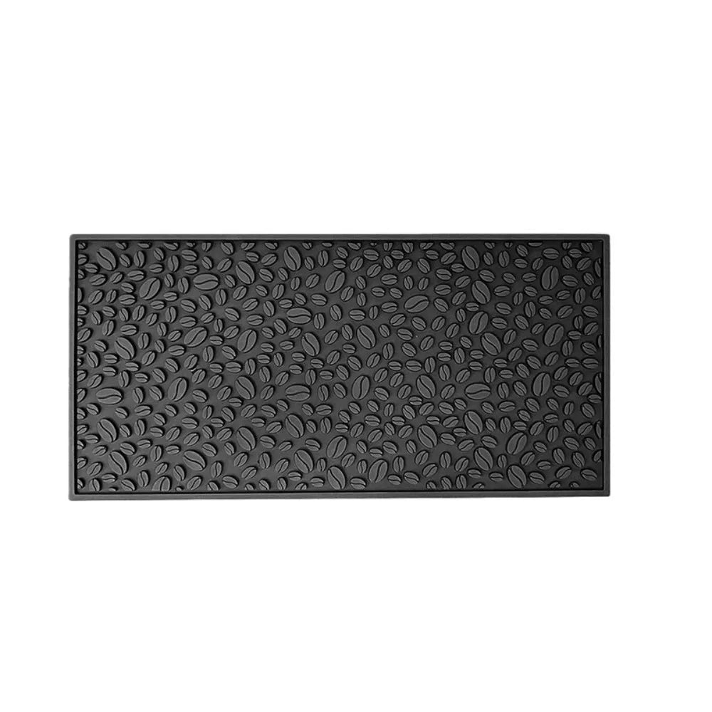 tapis cuisine silicone grains antidérapant drainant imperméable noir marron vert gris moderne