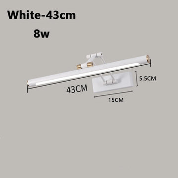 lampe maquillage moderne applique murale led blanc noir fixe chambre salon