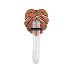vase mural transparent feuille monstera nuage bois moderne minimaliste