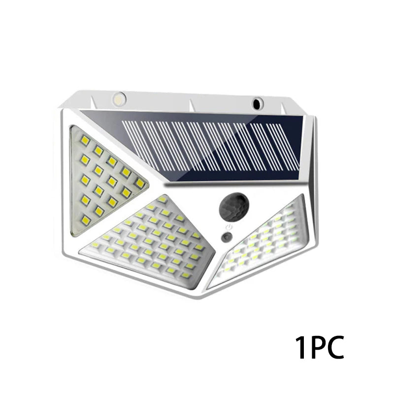 lampe murale solaire motion sensor led moderne extérieure ip65 garage jardin porte
