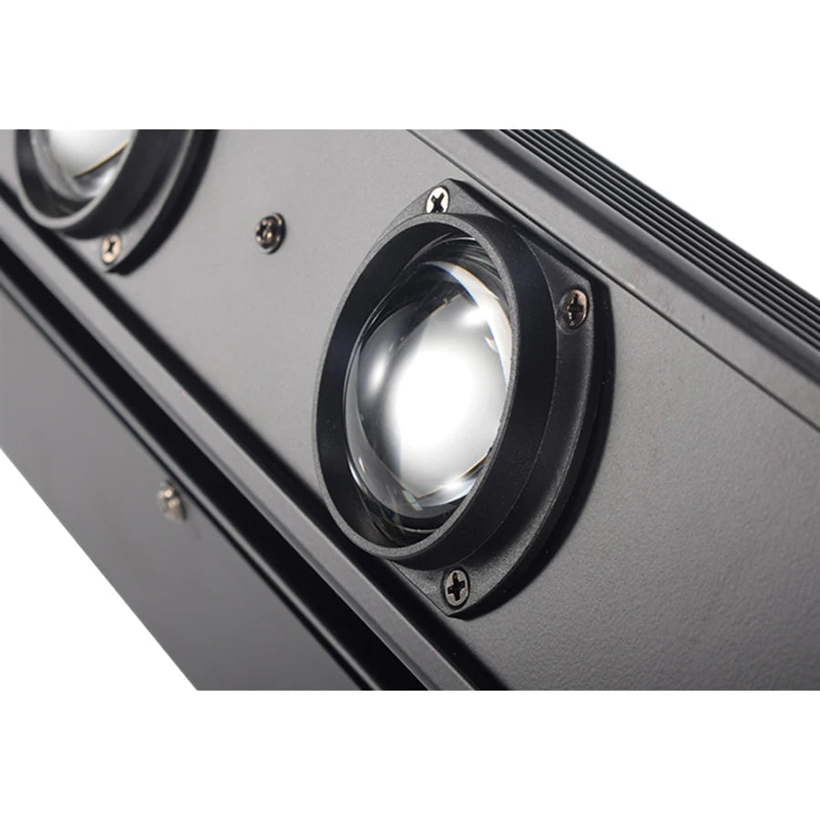 projecteur led scène dmx noir moderne boutons contrôle affichage numérique 96w 90v240v